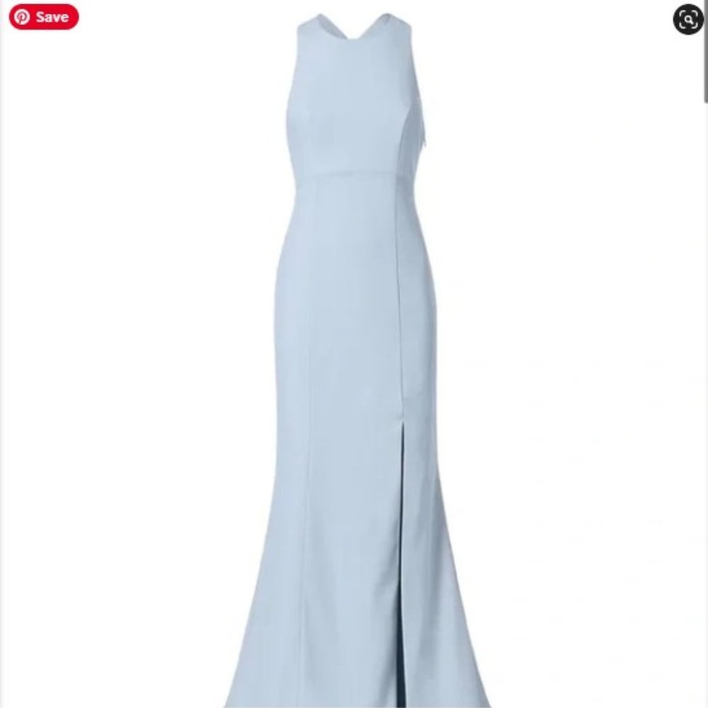 Amsale Mila Bridesmaid Dress - Size 4 - New Ice - NEW & UNALTERED - Extra Length